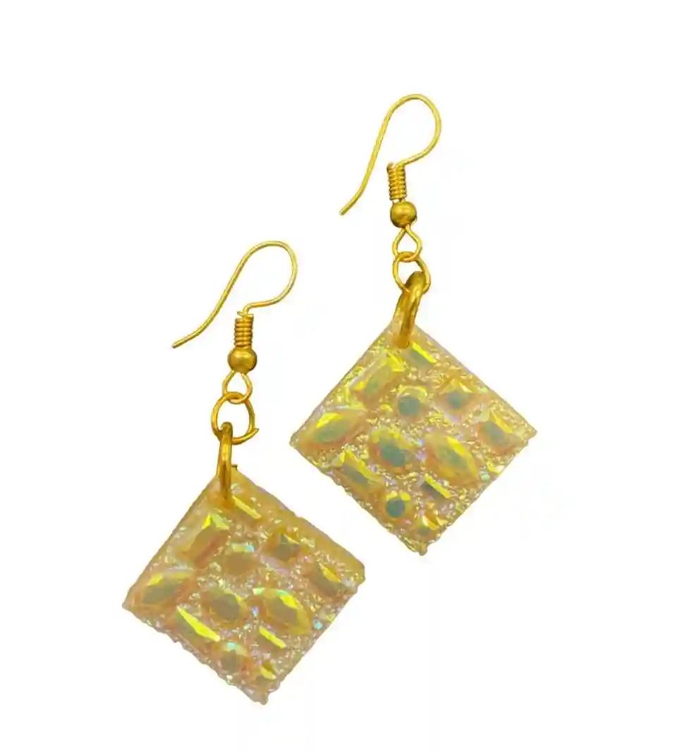 Square Geometric Earring Set