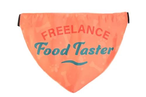 Freelance Food Taster Dog Bandana(Small/Medium)