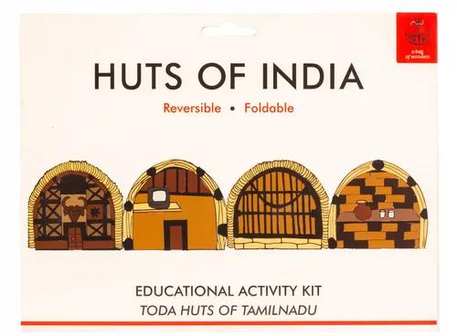 Handmade Educational DIY Colouring & Learning Activity Kit (Toda Huts Of Tamil Nadu)- 7+Years