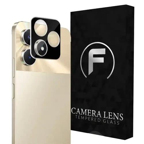 FIRST MART Camera Lens Protector for Realme C53 5G | Tempered Glass 9H Hardness Camera Cover Screen Protector | Black & Case Friendly