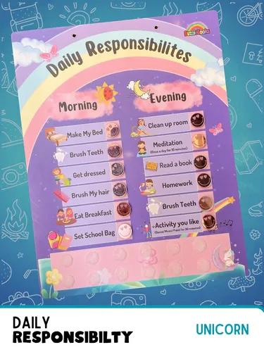 Daily Responsibility Board - Unicorn