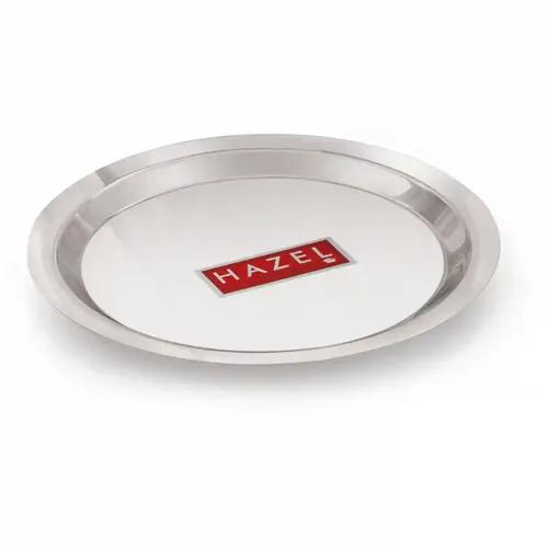 HAZEL Stainless Steel Lid Tope Cover Plates Ciba Only For Kadhai Vessels Pot Tope, 13.5 cm