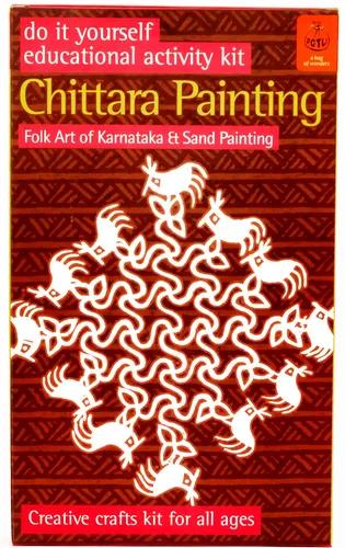 DIY Educational Colouring Kit -Chittara Painting Of Karnataka