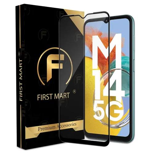 FIRST MART Gaming Tempered Glass for Samsung Galaxy M14 5G, A14 5G and F14 5G (6.5 Inch) Impossible Flexible Fiber Case Friendly Screen Protector & Installation Kit| Gaming Crystal Clear