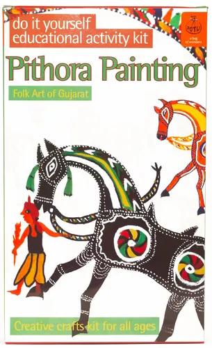 DIY Educational Colouring Kit -Pithora Painting Of Gujarat (5+ Years)