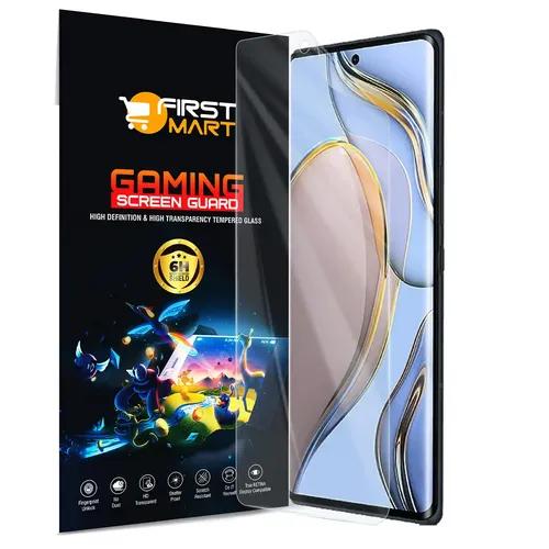 FIRST MART Screen Protector for Tecno Phantom X2 5G - Nanofiber Unbreakable Membrane Case Friendly Full Edge to Edge Screen Coverage & Installation Kit (Gaming Clear)