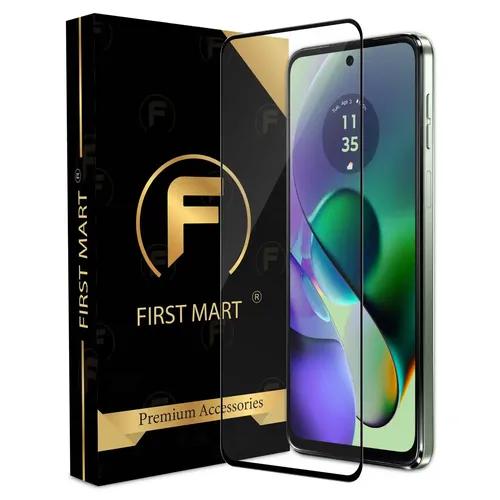 FIRST MART Premium Tempered Glass for Motorola G64 5G with Edge to Edge Coverage and Easy Installation Kit, Pack of 1