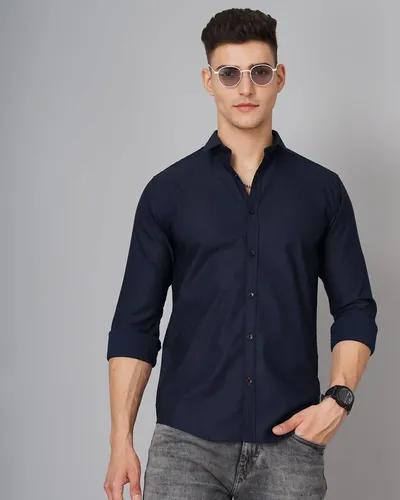 Navy Delta Solid Shirt - XL (42)