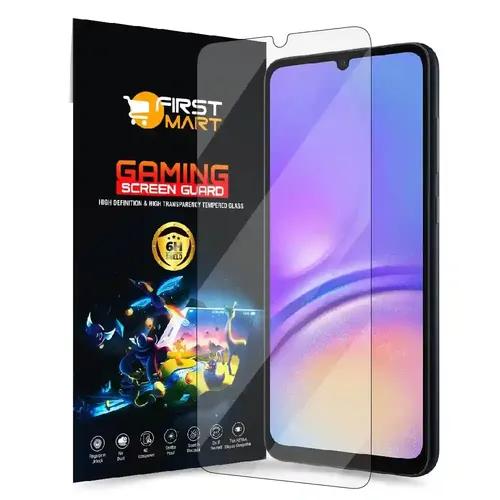 FIRST MART Screen Protector for Samsung Galaxy A05- Impossible Fiber Case Friendly Screen Protection & Installation Kit (Gaming Clear)