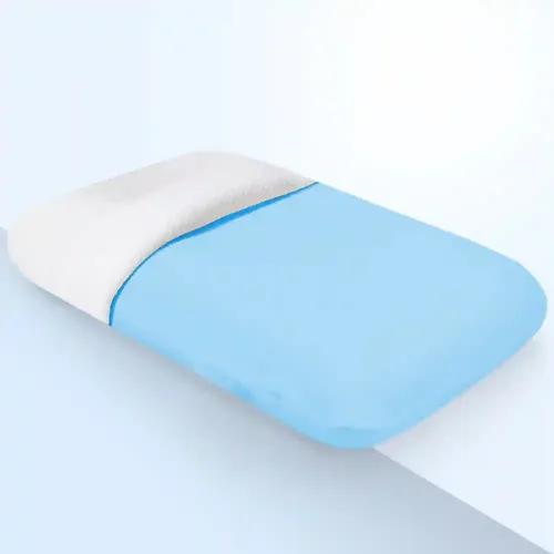 Sleepsia Cooling Gel Memory Foam Pillows - Orthopedic Bed Pillow For Sleeping - Ergonomic & Neck Pain Relief, Back Sleeper, Side Sleeper & Stomach Sleepers (Small Standard)