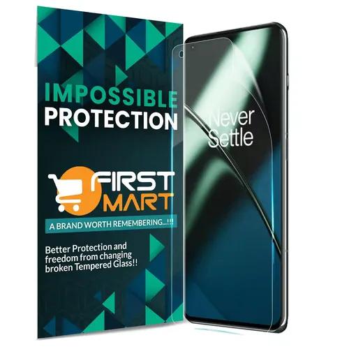 FIRST MART Screen Protector for Oneplus 11 5G - Impossible Fiber Case Friendly Screen Protection & Installation Kit (Crystal Clear)