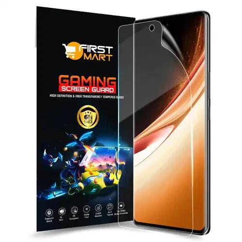 FIRST MART Screen Protector for Vivo V30 5G - Nano Fiber Unbreakable Membrane Case Friendly Full Edge to Edge Screen Coverage & Installation Kit (Gaming Clear)