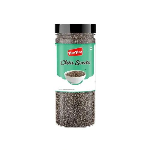 YUM YUM Chia Seeds For Eating 200g - Fibre Rich Seed | Healthy Snacks | Chia Seeds for Weight Loss Management| Diet Food | Boost Immunity