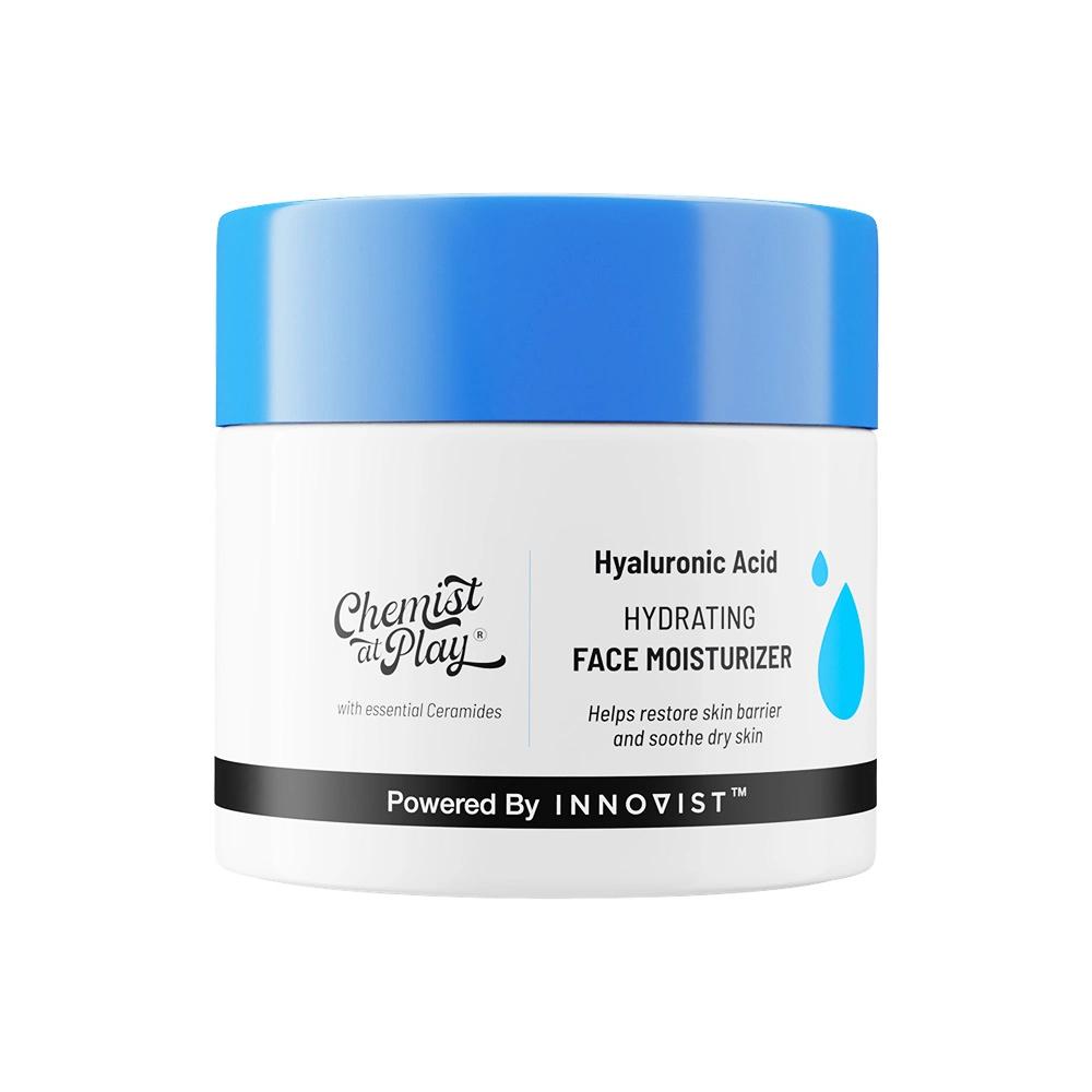 Chemist at Play Hydrating Face Moisturiser| Polyglutamic Acid | Intense Hydration & Moisturisation  | Mineral Oil & Silicone Free | 50 gm